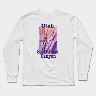 Sandthrax Canyon, Utah Long Sleeve T-Shirt